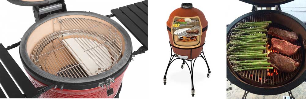 Forskjellige nivåer i Kamado Joe